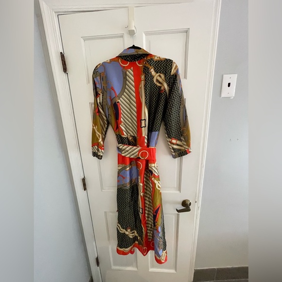 Zara Multicolor Patterned Dress - Picture 2 of 3